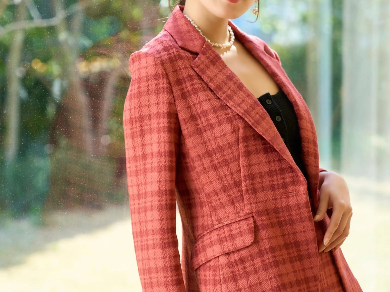 CARLA カーラTweed Jacket ツイードジャケット CARLA カーラTweed Jacket ツイードジャケット ホワイト Summer