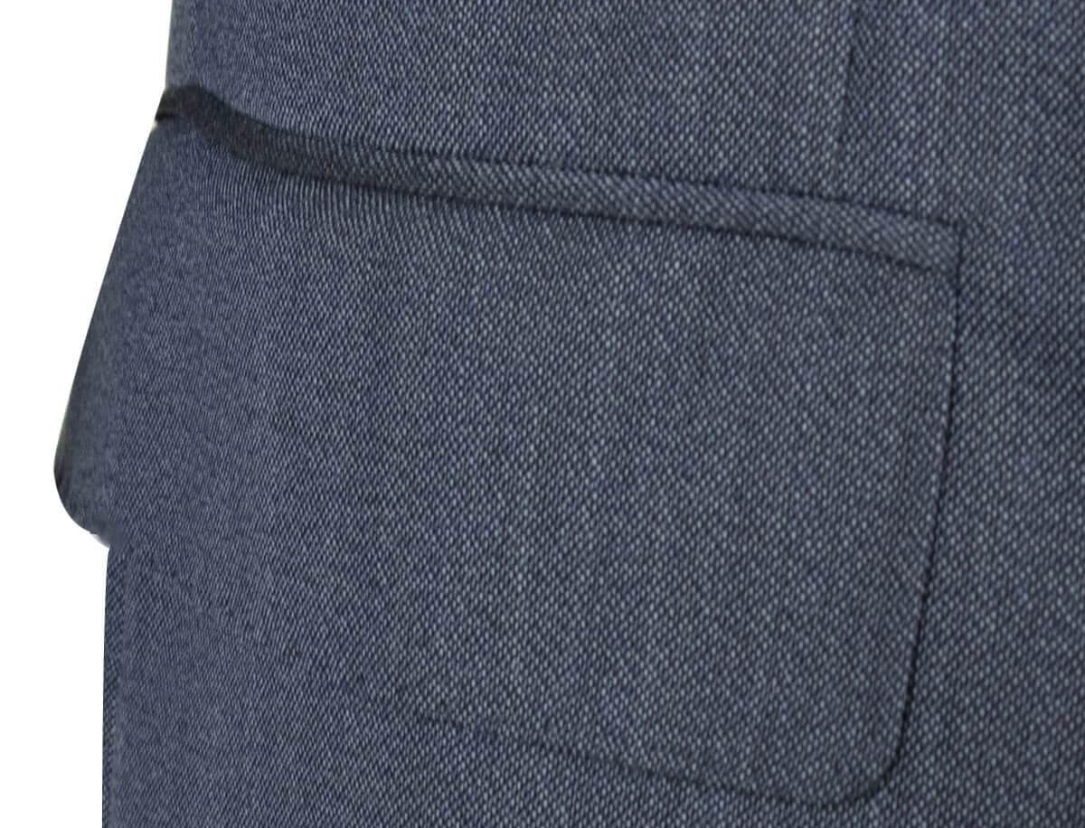 CARUSO Aida Single-breasted Wool Blazer in Navy | CLOSET Singapore