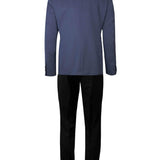 CARUSO Aida Single-breasted Wool Blazer in Navy | CLOSET Singapore