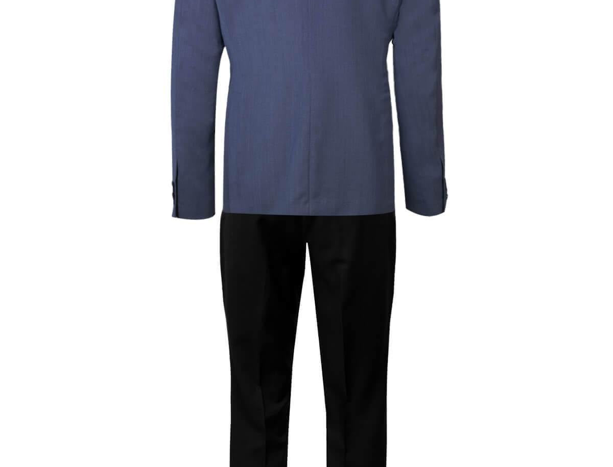 CARUSO Aida Single-breasted Wool Blazer in Navy | CLOSET Singapore