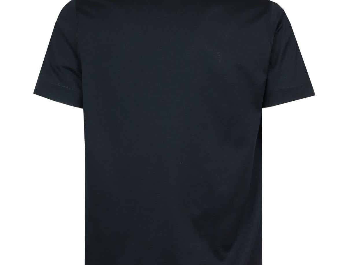 CIRCOLO 1901 Cotton T-Shirt with Front Pocket in Black | CLOSET Singapore