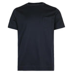 CIRCOLO 1901 Cotton T-Shirt with Front Pocket in Black | CLOSET Singapore