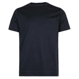 CIRCOLO 1901 Cotton T-Shirt with Front Pocket in Black | CLOSET Singapore