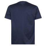 CIRCOLO 1901 Cotton T-Shirt with Front Pocket in Navy Blue | CLOSET Singapore