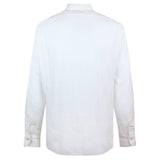 FINAMORE 1925 Tokyo Slim Fit Linen Shirt in White | CLOSET Singapore