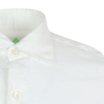 FINAMORE 1925 Tokyo Slim Fit Linen Shirt in White | CLOSET Singapore